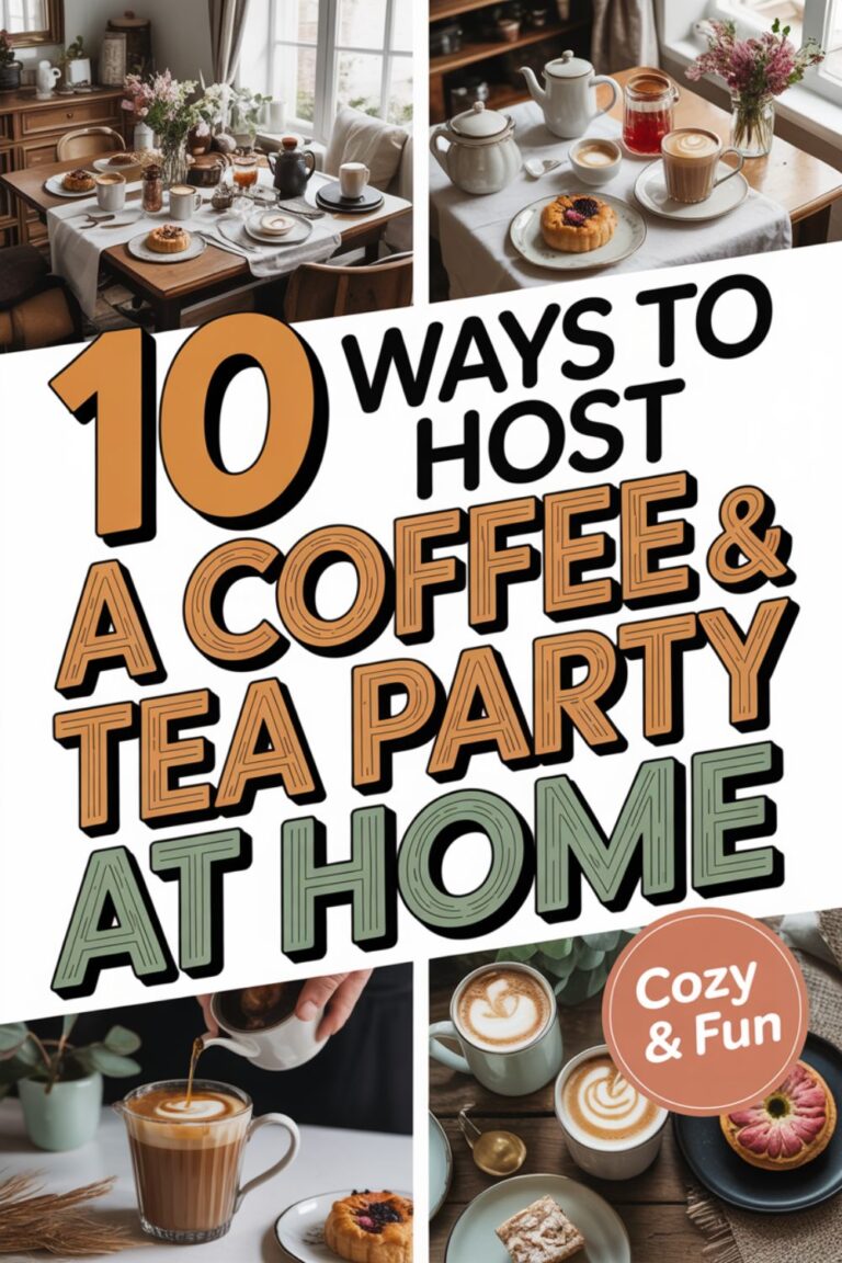 10 Ways to Host a Coffee and Tea Party at Home 5 10 Ways to Host a Coffee and Tea Party at Home