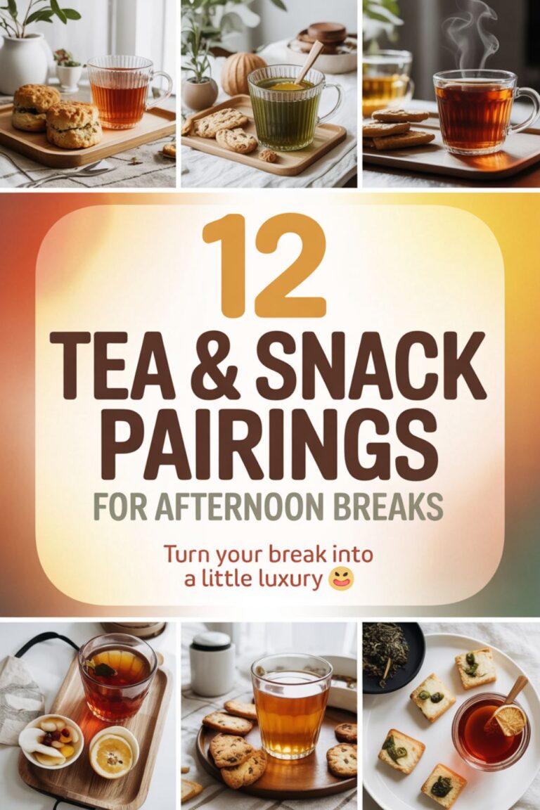 12 Best Tea and Snack Pairings for Afternoon Breaks