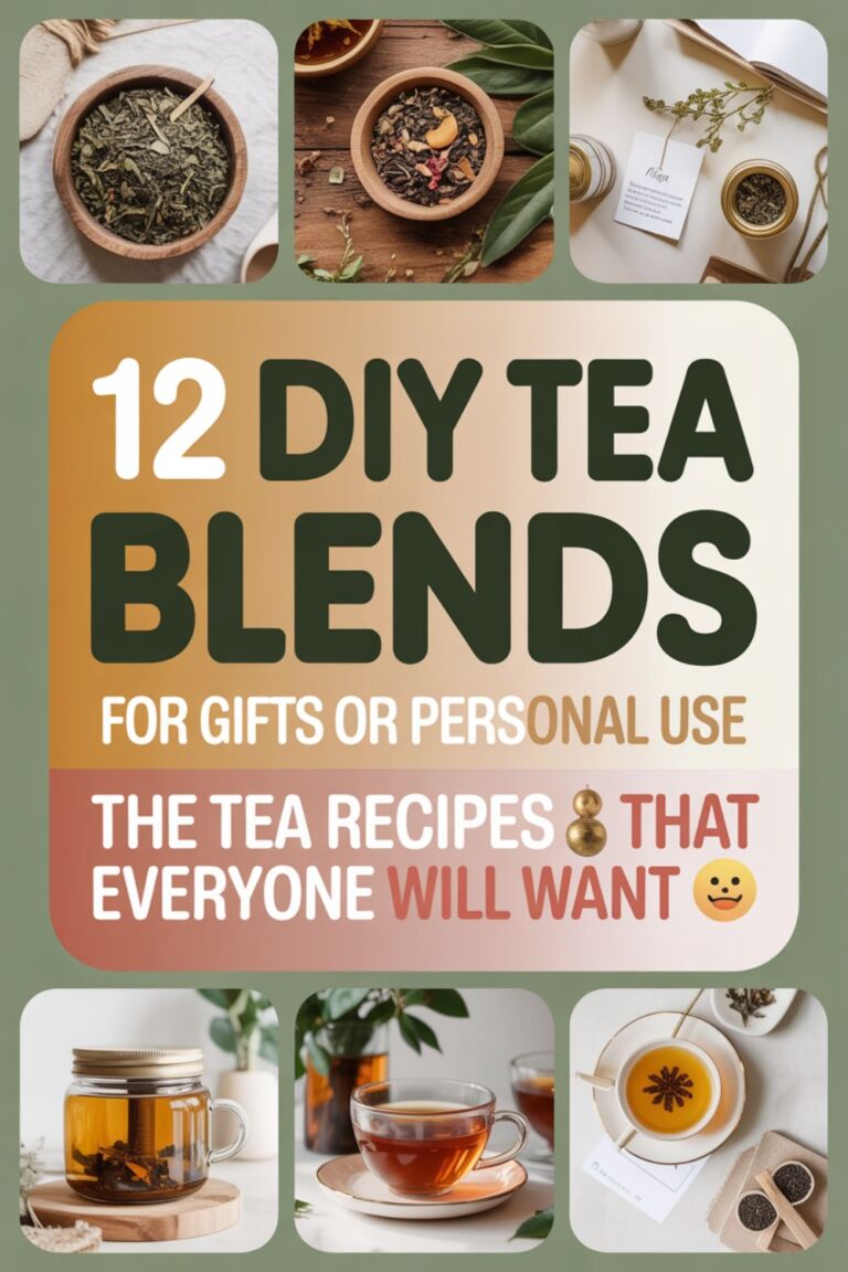 12 DIY Tea Blends for Gifts or Personal Use