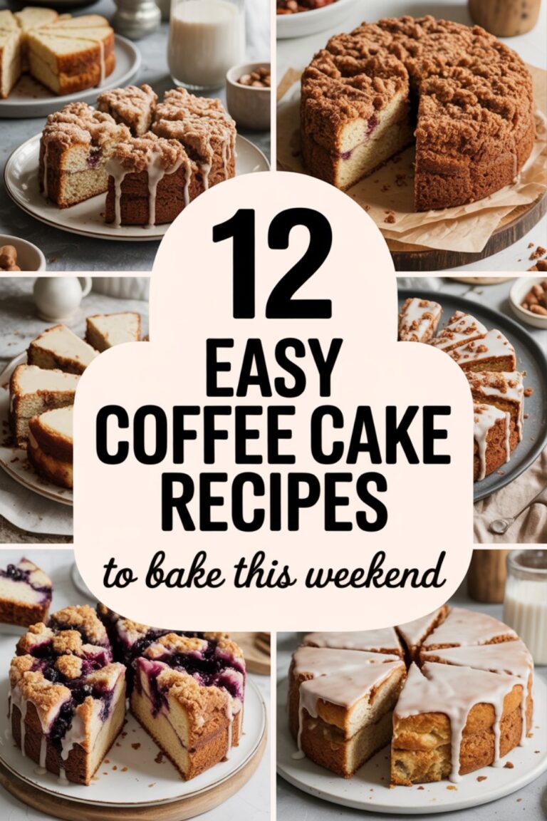 12 Easy Coffee Cake Recipes to Bake This Weekend
