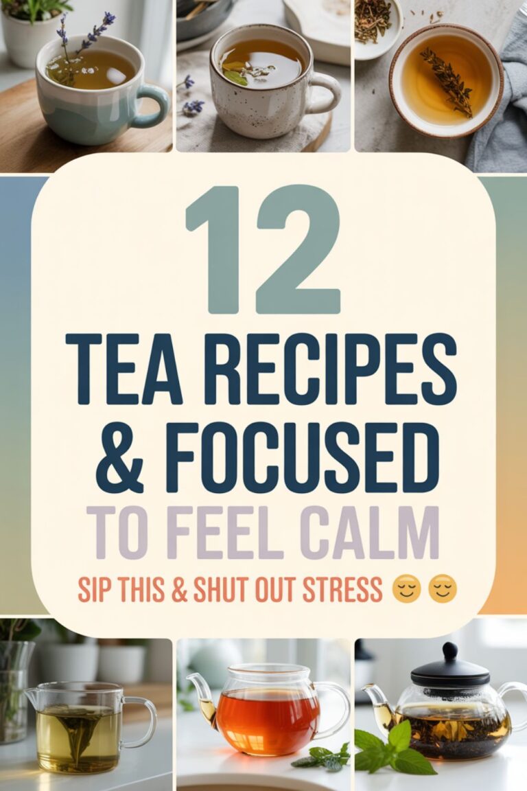 12 Tea Recipes to Make You Feel Calm and Focused