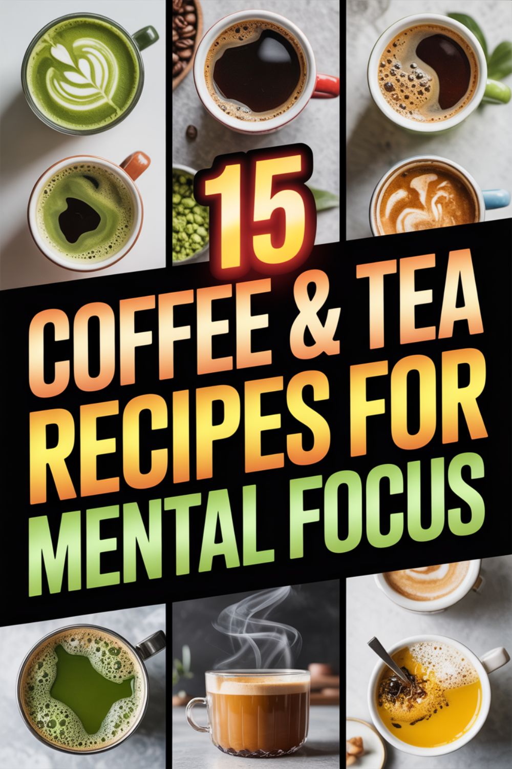 15 Coffee and Tea Recipes for Mental Focus