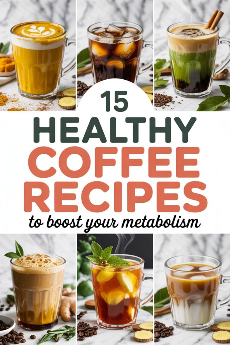 15 Healthy Coffee Recipes to Boost Your Metabolism 4 15 Healthy Coffee Recipes to Boost Your Metabolism