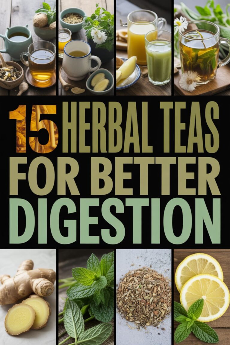 15 Herbal Teas for Better Digestion