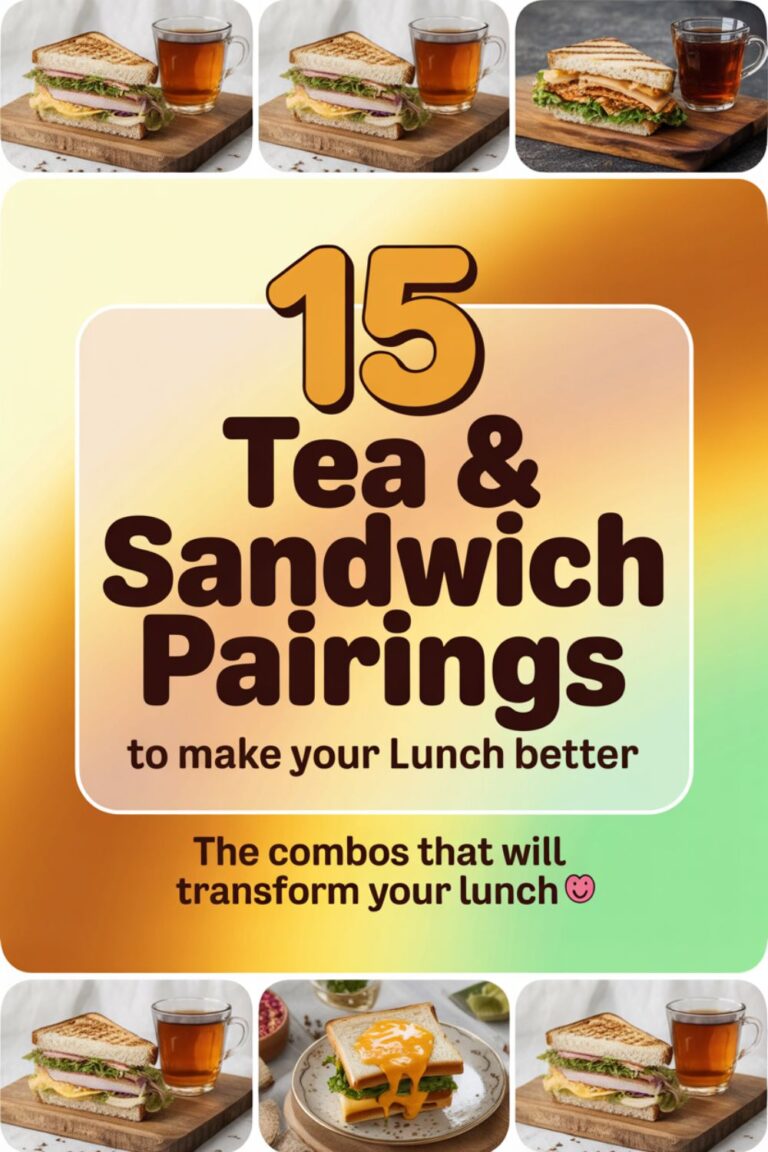 15 Tea and Sandwich Pairings to Make Your Lunch Better