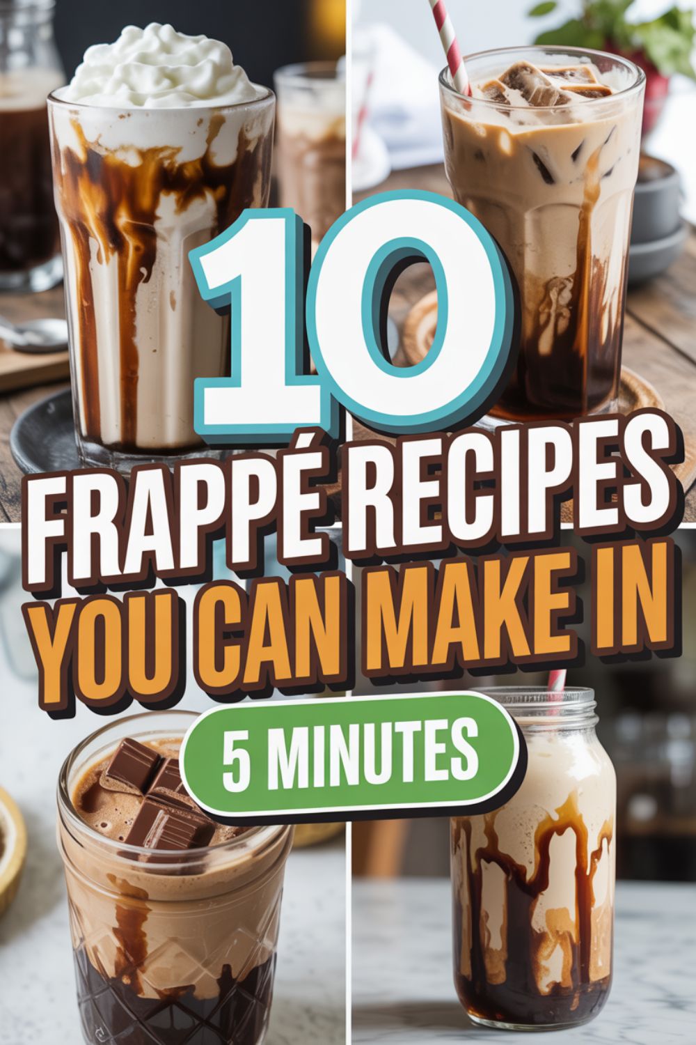 10 Frappe Recipes You Can Make in 5 Minutes