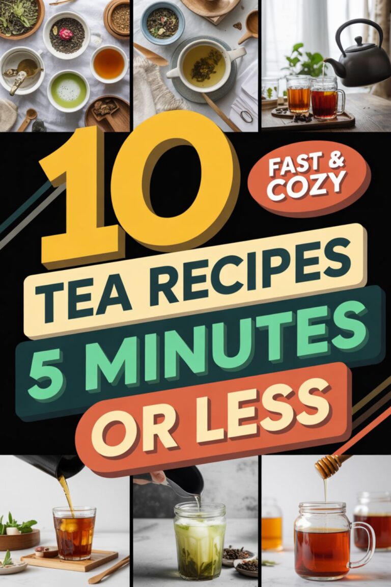 10 Tea Recipes You Can Make in 5 Minutes 9 10 Tea Recipes You Can Make in 5 Minutes