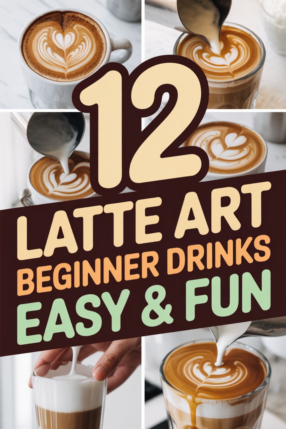 12 Latte Art Beginner Drinks