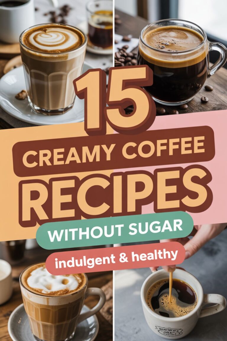 15 Creamy Coffee Recipes Without Sugar That’ll Make You Forget the White Stuff Ever Existed