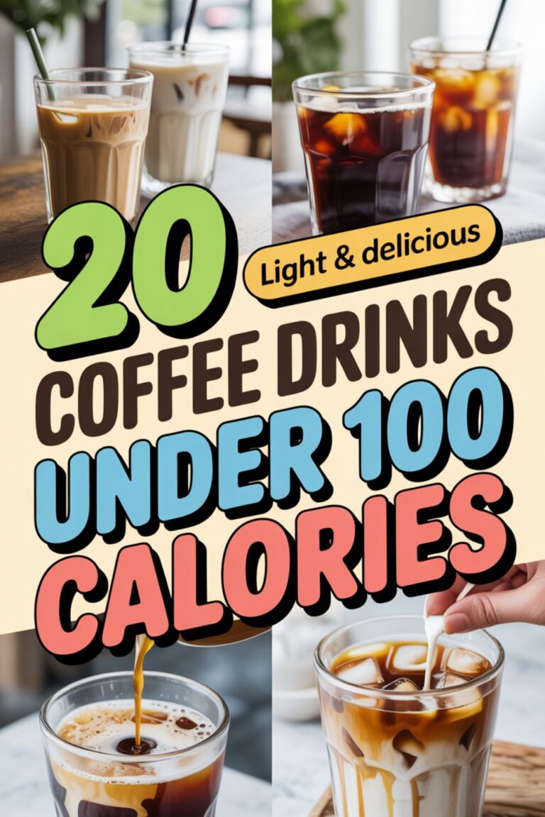 20 Coffee Drinks Under 100 Calories