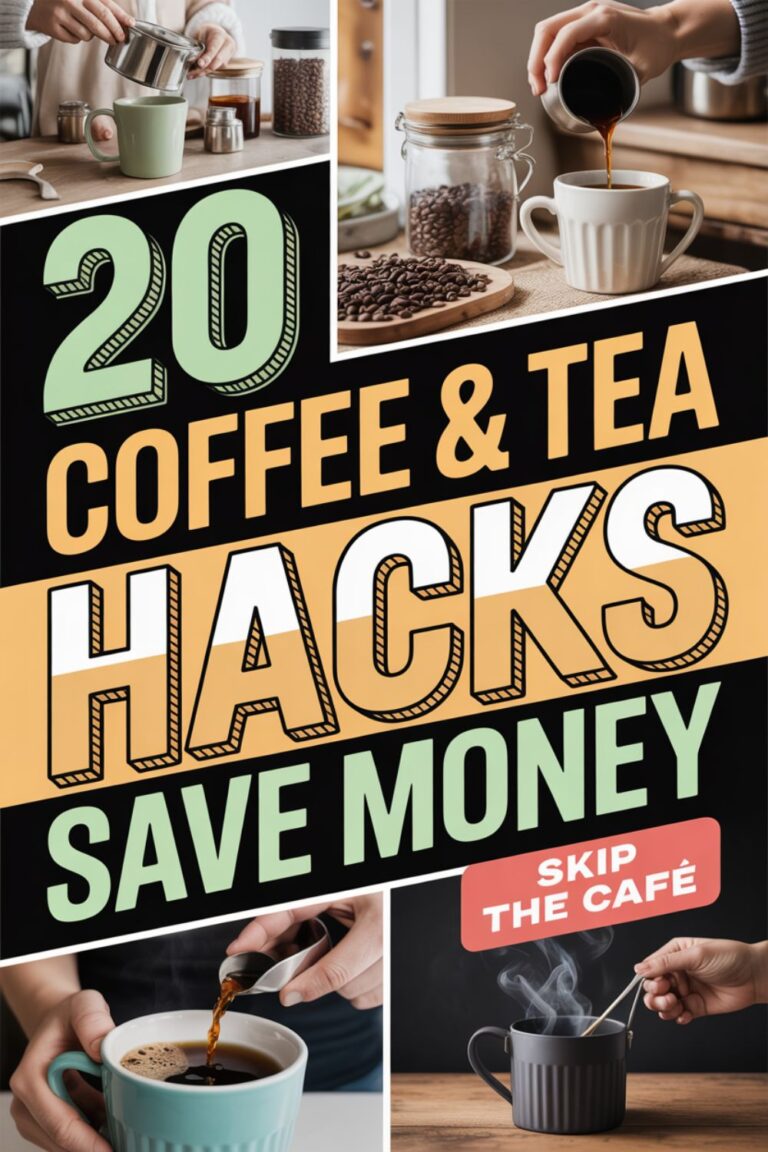20 Coffee and Tea Hacks to Save Money