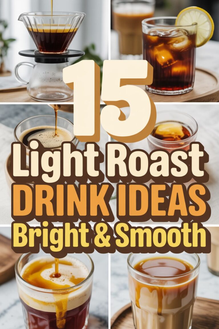 15 Light Roast Coffee Drink Ideas That’ll Actually Wake Up Your Taste Buds