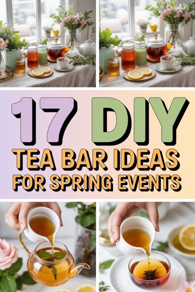 17 DIY Tea Bar Ideas For Spring Events