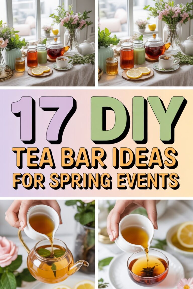 17 DIY Tea Bar Ideas for Spring Events
