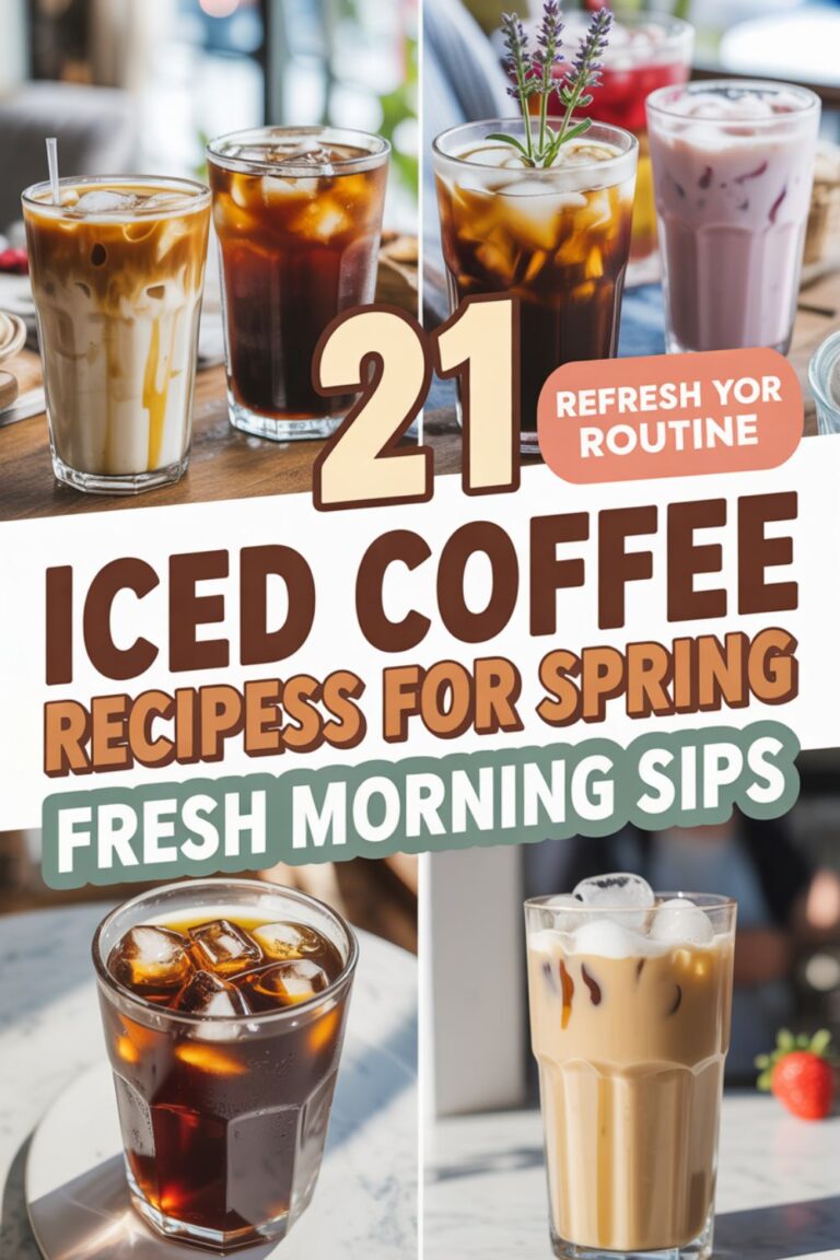 21 Iced Coffee Recipes for Spring Mornings