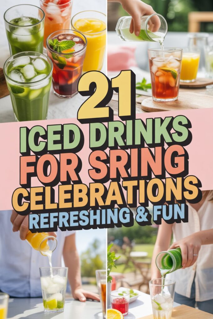 Spring Work Drinks 21 Iced Drinks For Spring Celebrations