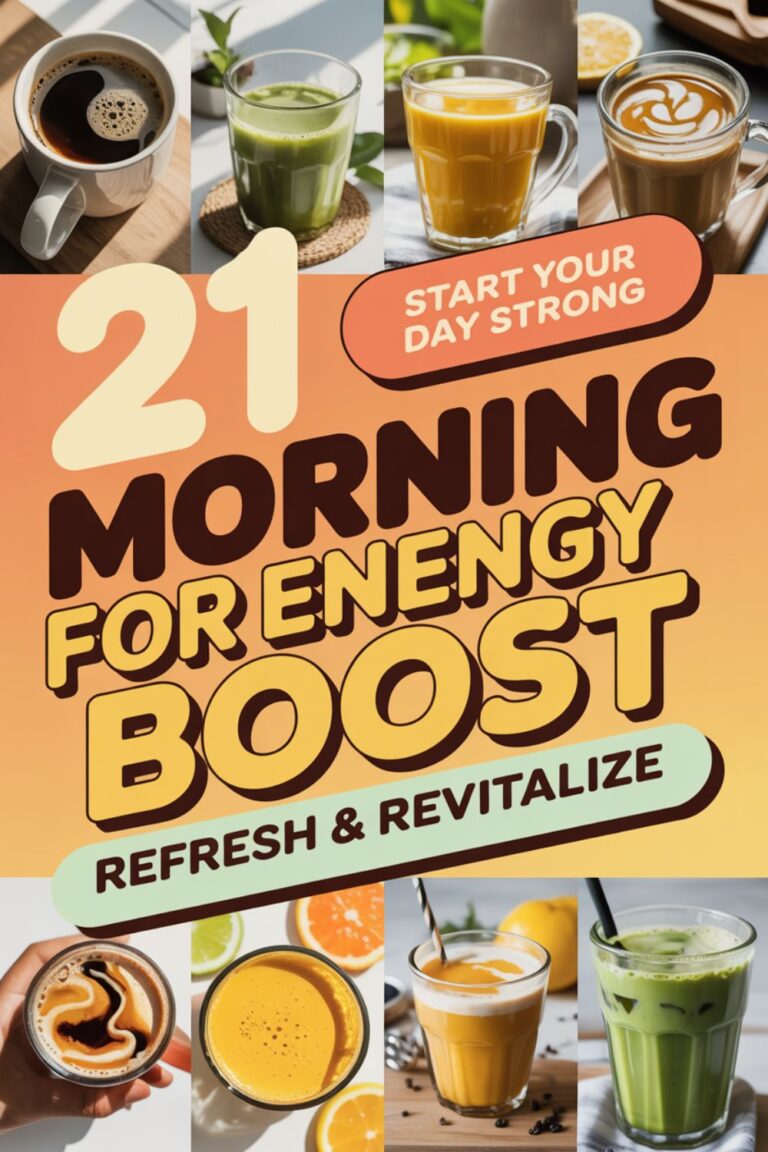 21 Morning Drinks for Energy Boost