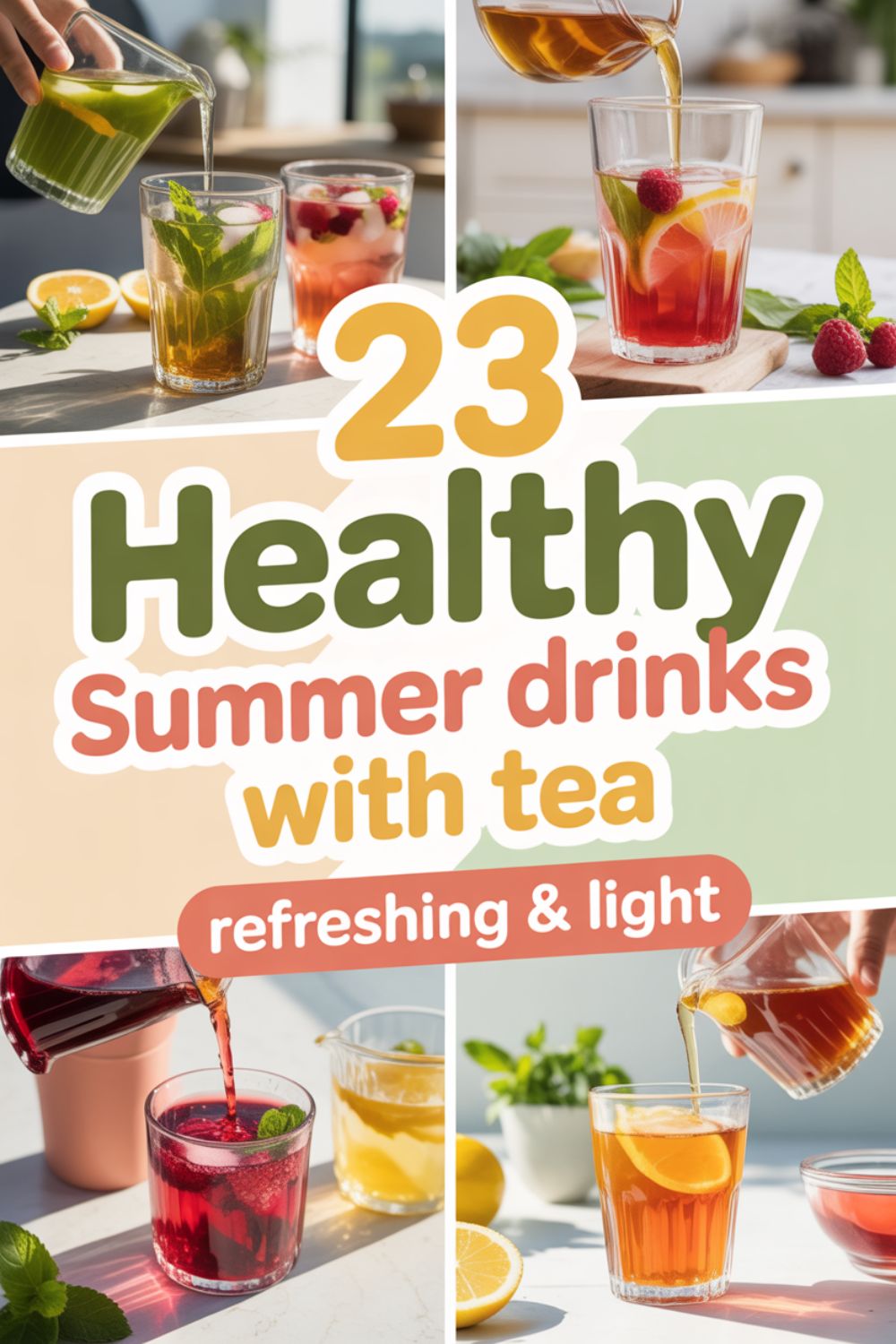 23 Healthy Summer Drinks with Tea