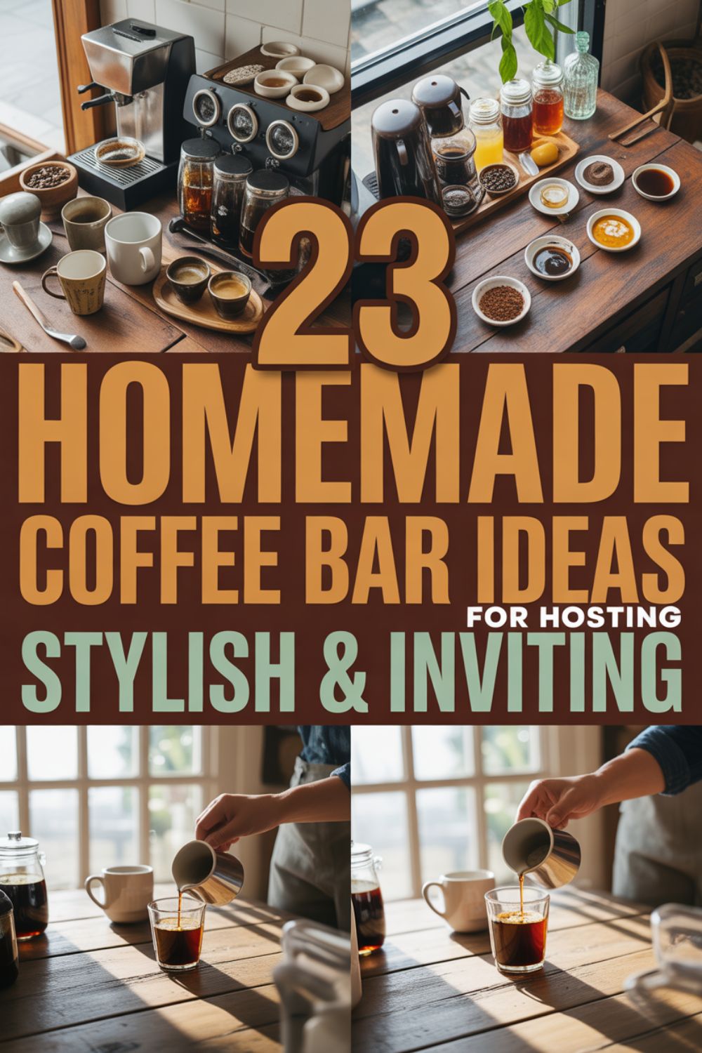 23 Homemade Coffee Bar Ideas for Hosting 2