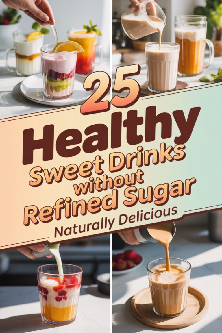 25 Healthy Sweet Drinks Without Refined Sugar
