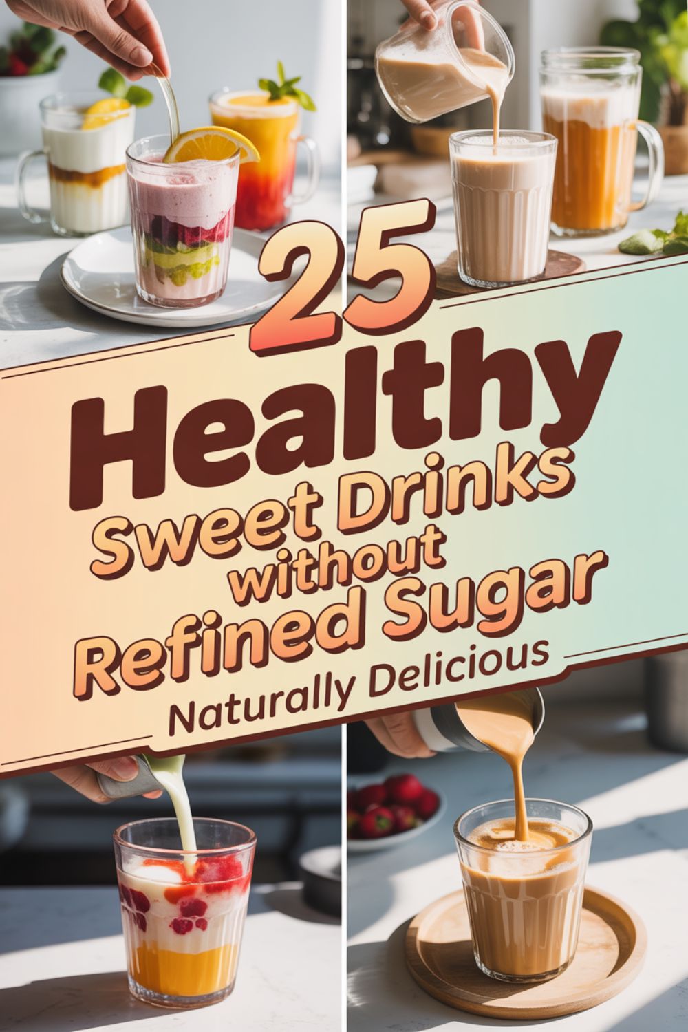 25 Healthy Sweet Drinks Without Refined Sugar 2