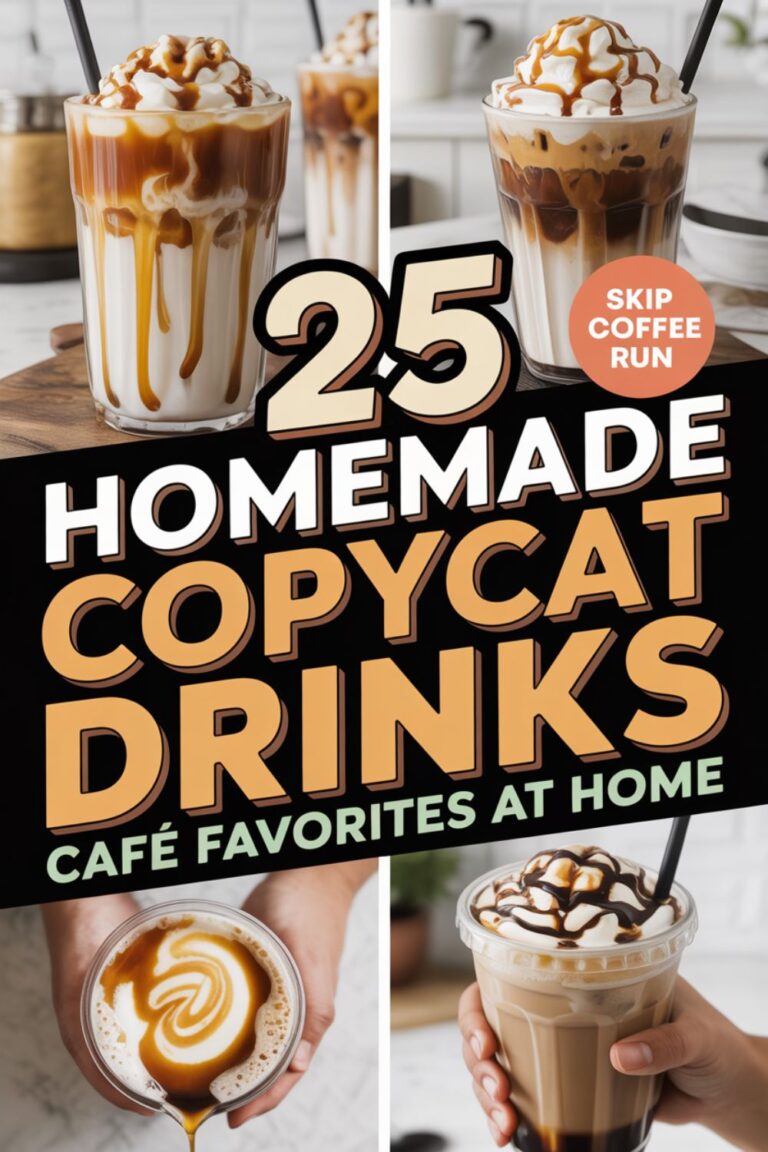 25 Homemade Starbucks Copycat Drinks You’ll Actually Love Making