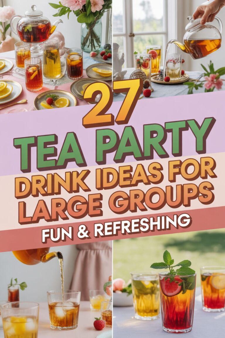 27 Tea Party Drink Ideas for Large Groups