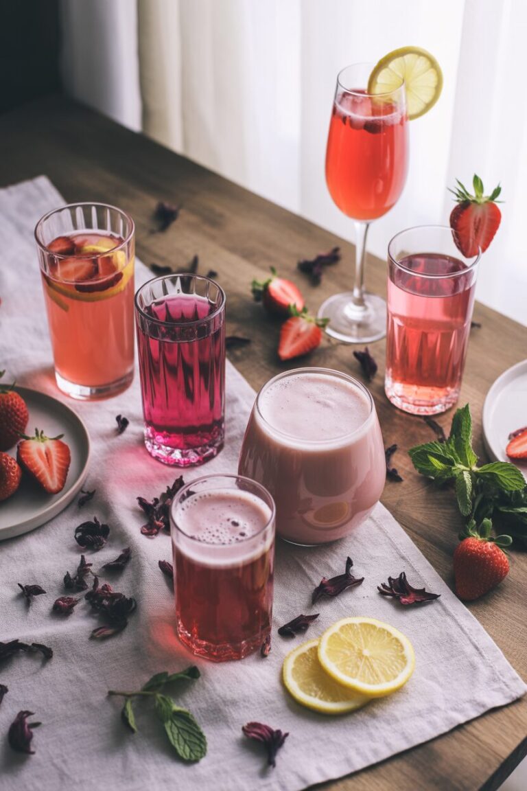 25 Pretty Pink Drinks for Brunch Parties 11 25 Pretty Pink Drinks for Brunch Parties