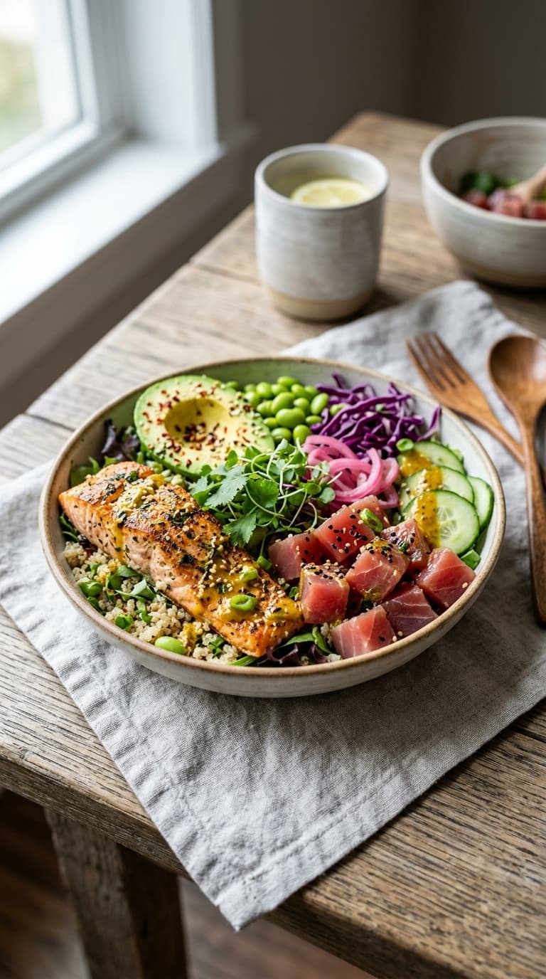 19 Anti-Inflammatory Tuna and Salmon Lunch Bowl Recipes 10 19 Anti-Inflammatory Tuna and Salmon Lunch Bowl Recipes