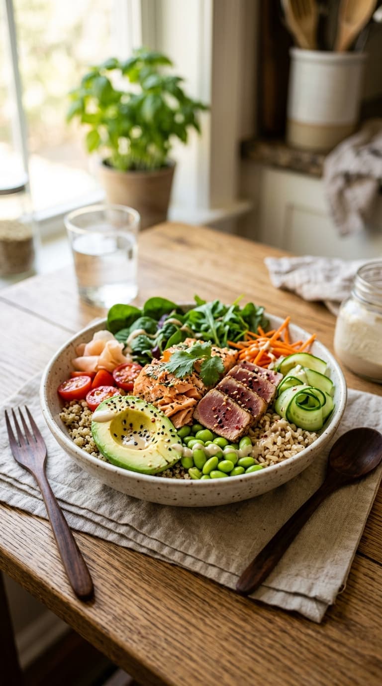 19 Anti-Inflammatory Tuna and Salmon Lunch Bowl Recipes 3 19 Anti-Inflammatory Tuna and Salmon Lunch Bowl Recipes