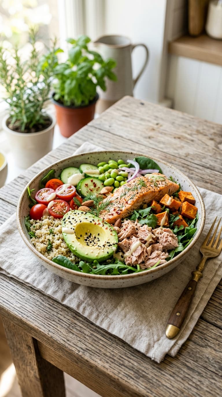 19 Anti-Inflammatory Tuna and Salmon Lunch Bowl Recipes 2 19 Anti-Inflammatory Tuna and Salmon Lunch Bowl Recipes