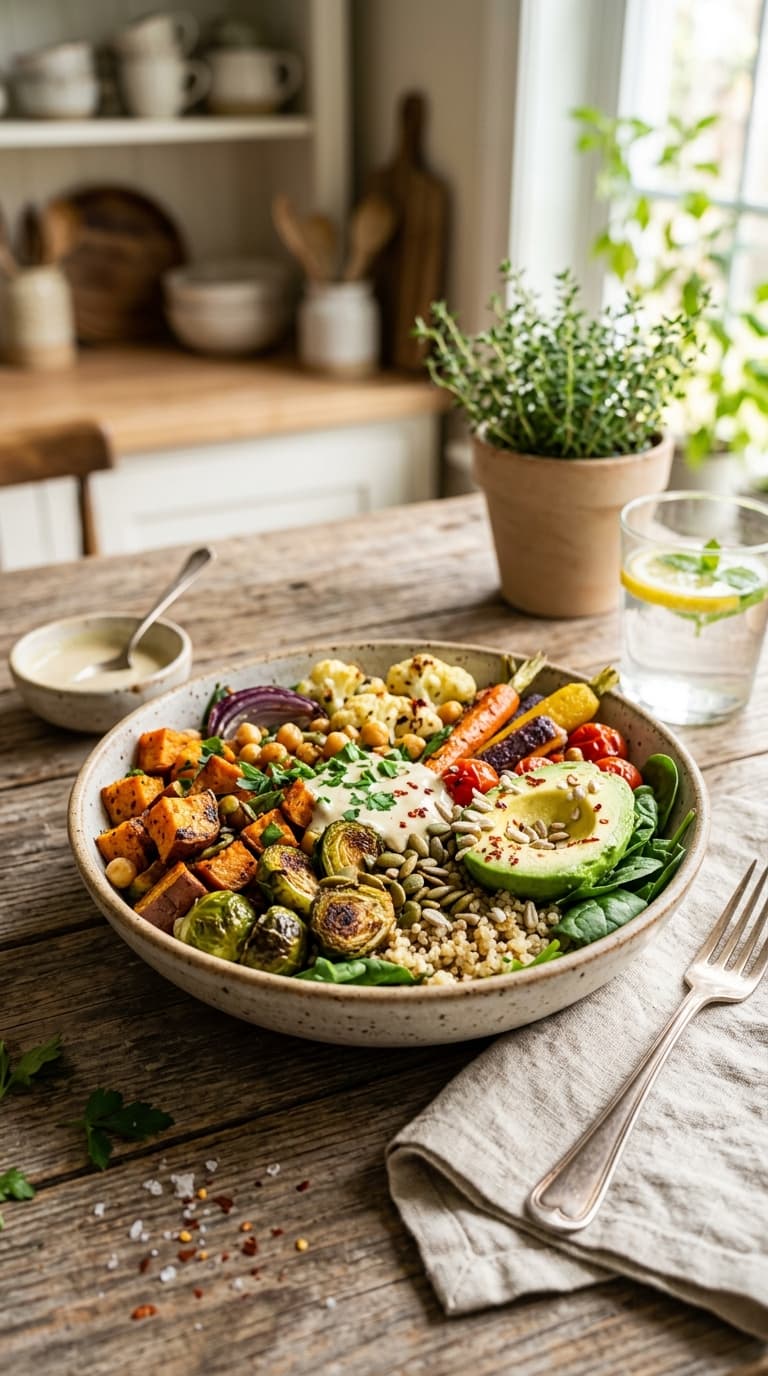 21 Anti-Inflammatory Roasted Vegetable Lunch Bowl Recipes 4 21 Anti-Inflammatory Roasted Vegetable Lunch Bowl Recipes