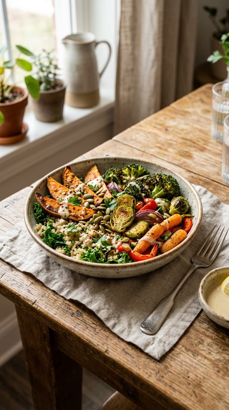 21 Anti-Inflammatory Roasted Vegetable Lunch Bowl Recipes 2 21 Anti-Inflammatory Roasted Vegetable Lunch Bowl Recipes