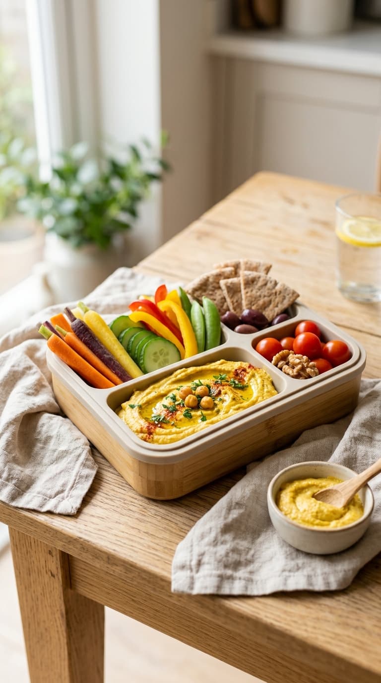 23 Anti-Inflammatory Hummus and Veggie Lunch Box Ideas 3 23 Anti-Inflammatory Hummus and Veggie Lunch Box Ideas